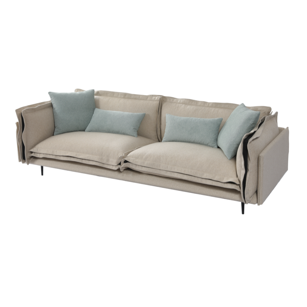 Canapé Amsterdam Beige 260cm |  - Canapés