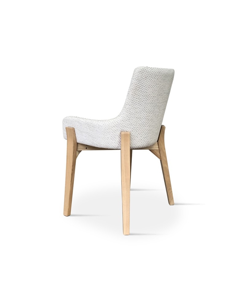 Chaise blanche baquet | L'Empreinte - Chaises