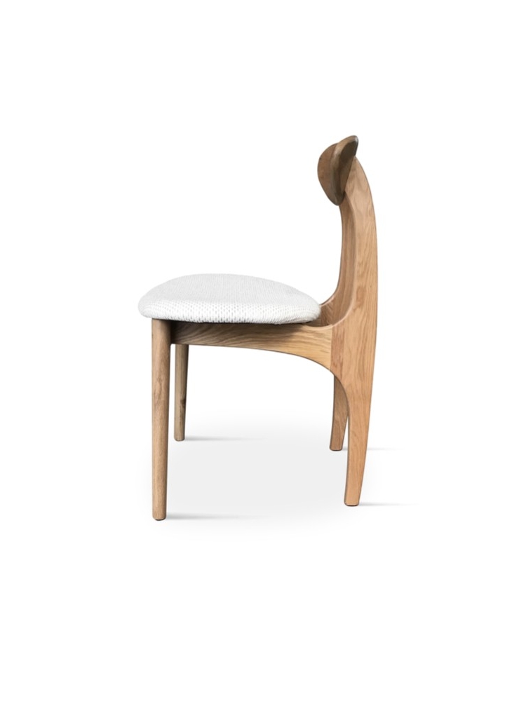 Chaise blanche écolière | L'Empreinte - Chaises