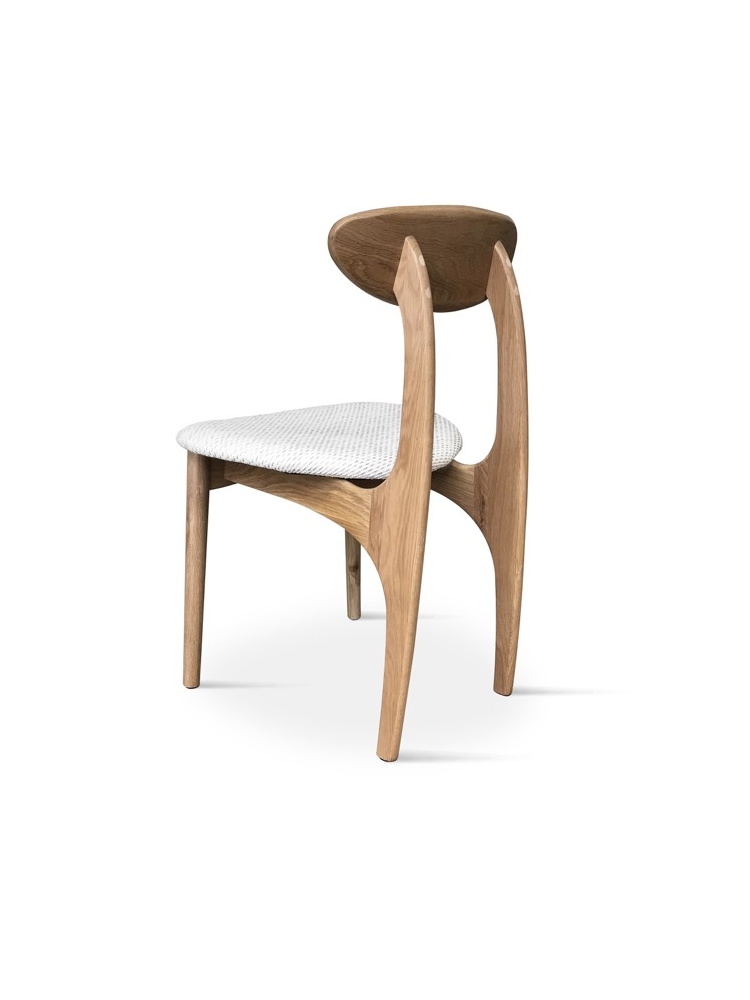 Chaise blanche écolière | L'Empreinte - Chaises