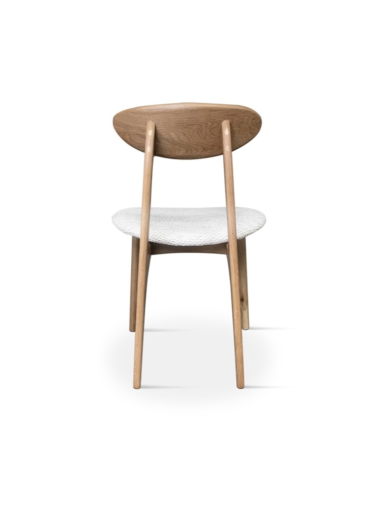 Chaise blanche écolière | L'Empreinte - Chaises