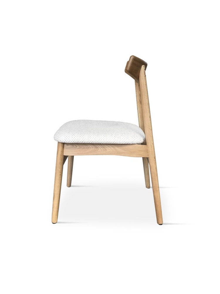 Chaise blanche vico | L'Empreinte - Chaises
