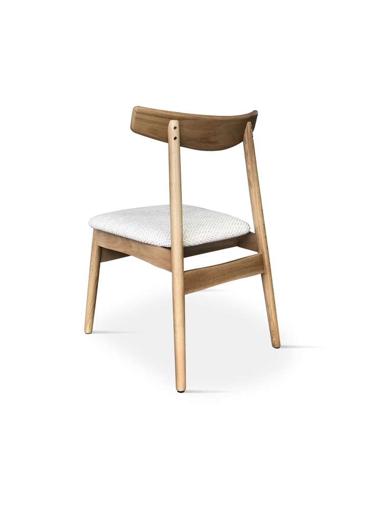 Chaise blanche vico | L'Empreinte - Chaises