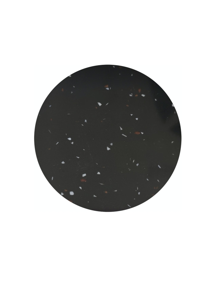Plateau de table rond noir |  - Plateaux de table