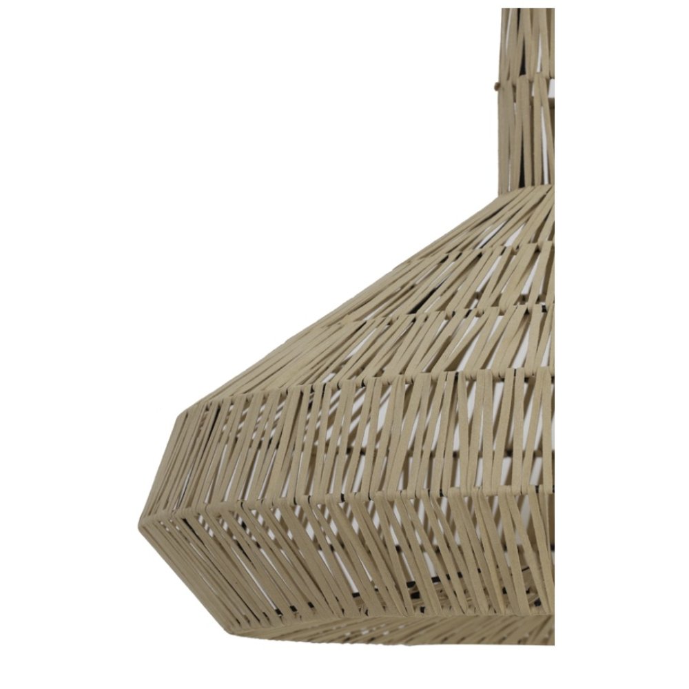 Suspension Mina cuir naturel |  - Luminaires