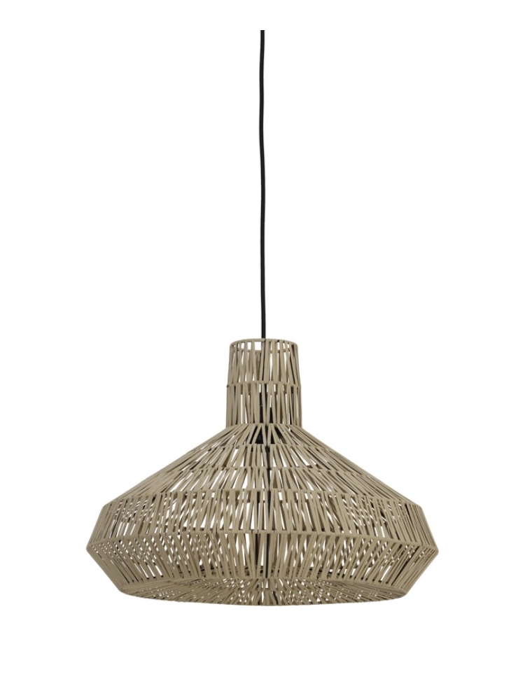 Suspension Mina cuir naturel |  - Luminaires