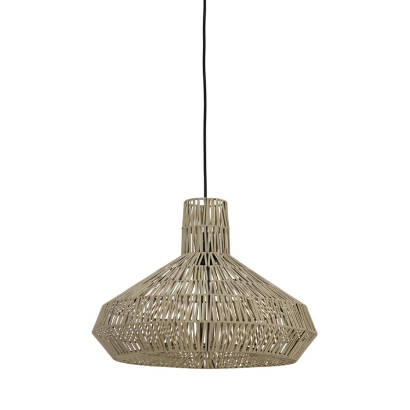 Suspension Mina cuir naturel