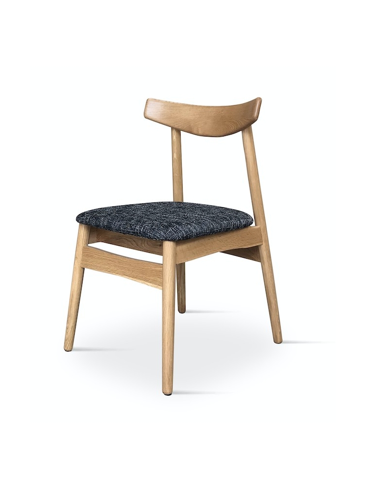 Chaise Grise Vico | L'Empreinte - Chaises