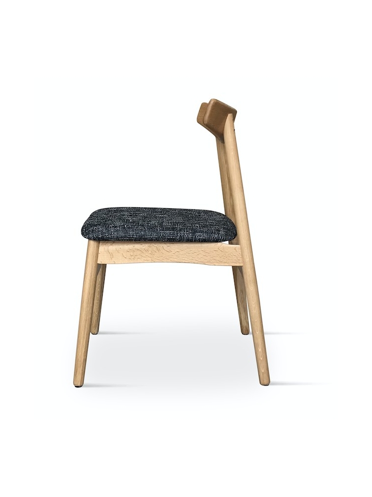 Chaise Grise Vico | L'Empreinte - Chaises