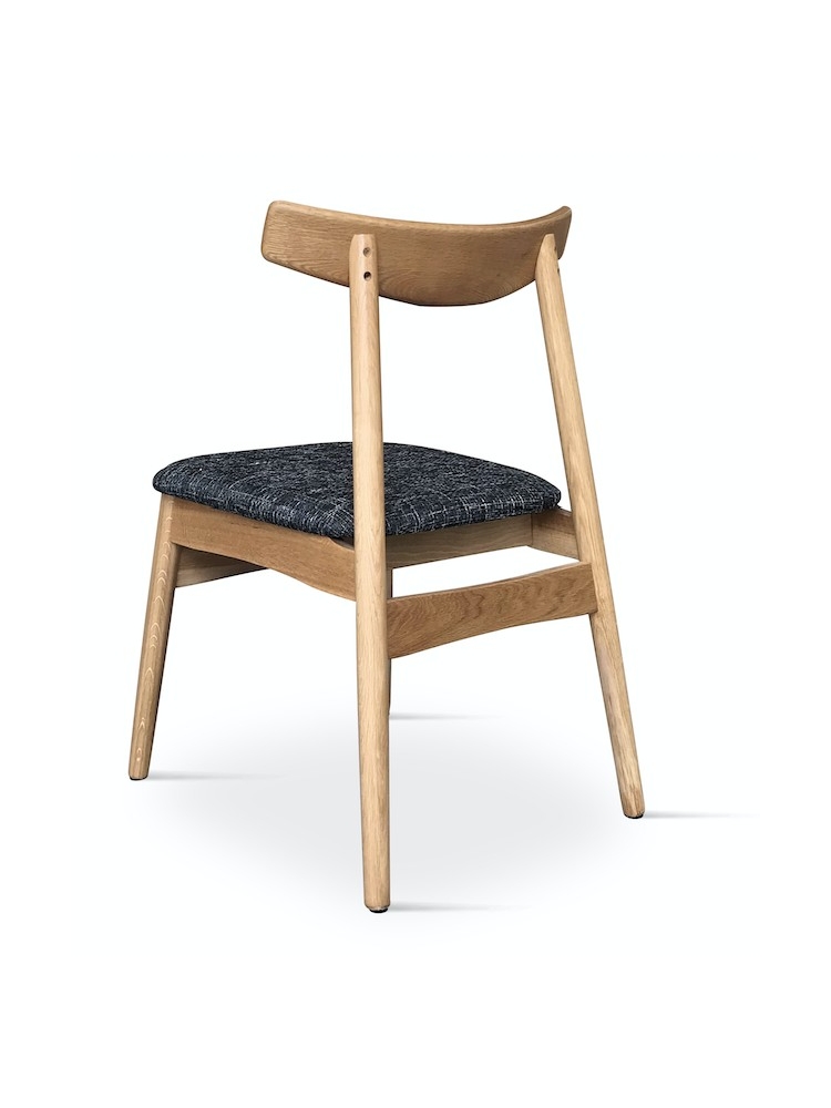 Chaise Grise Vico | L'Empreinte - Chaises