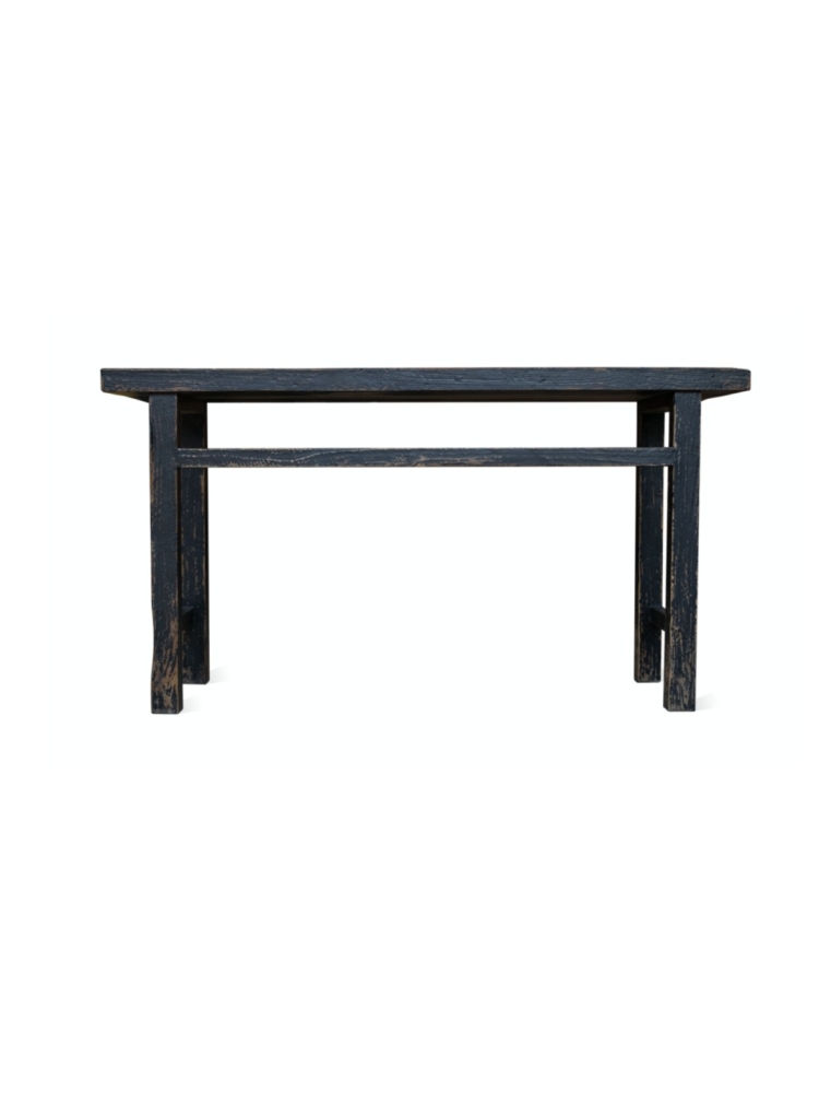 Console southampton teck recyclé black | L'Empreinte - Consoles