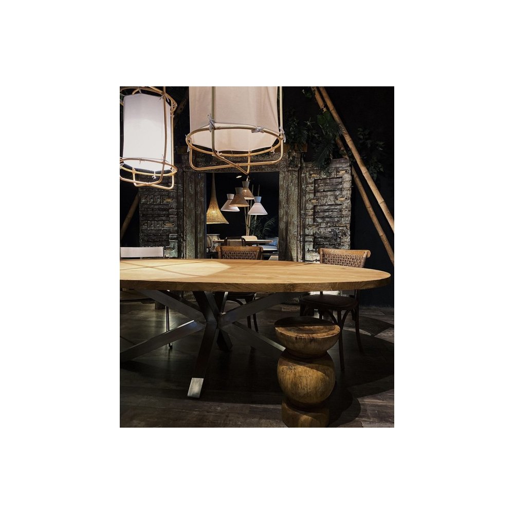 Chaise Tressée Cassidy Brown Antique |  - Chaises