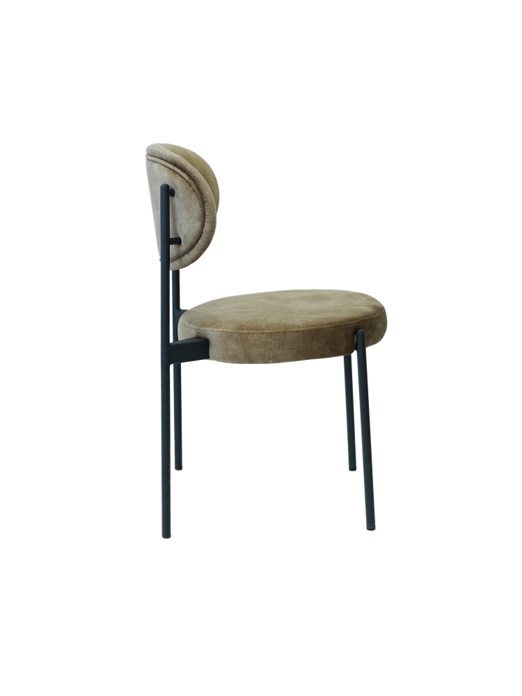Chaise rebell ronde kaki | L'Empreinte - Chaises