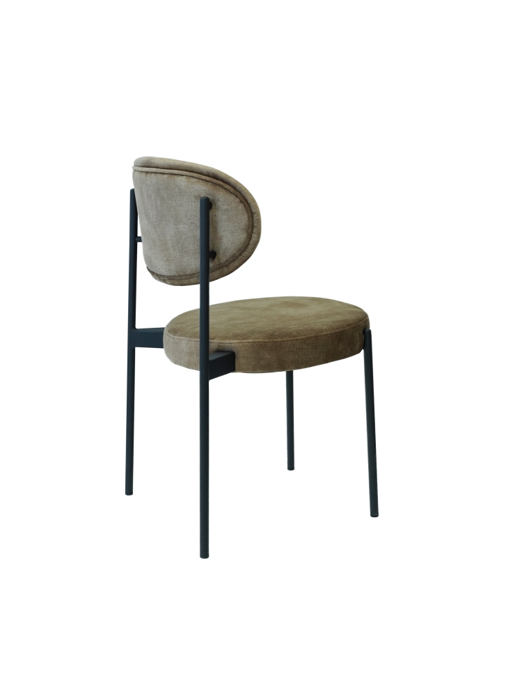 Chaise rebell ronde kaki | L'Empreinte - Chaises