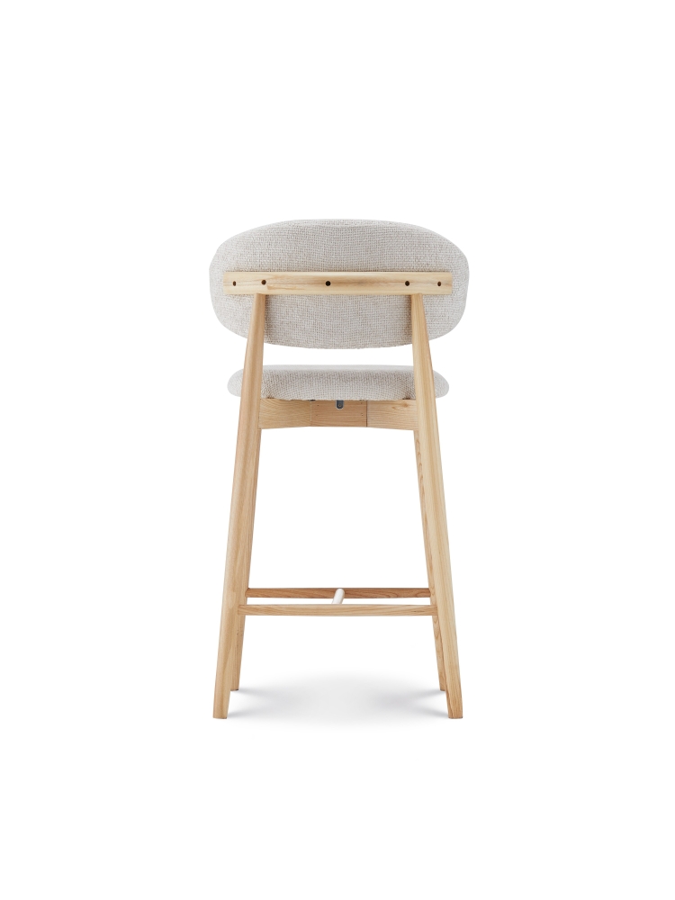 Tabouret Jaspe Naturel & White | L'Empreinte - Boutique