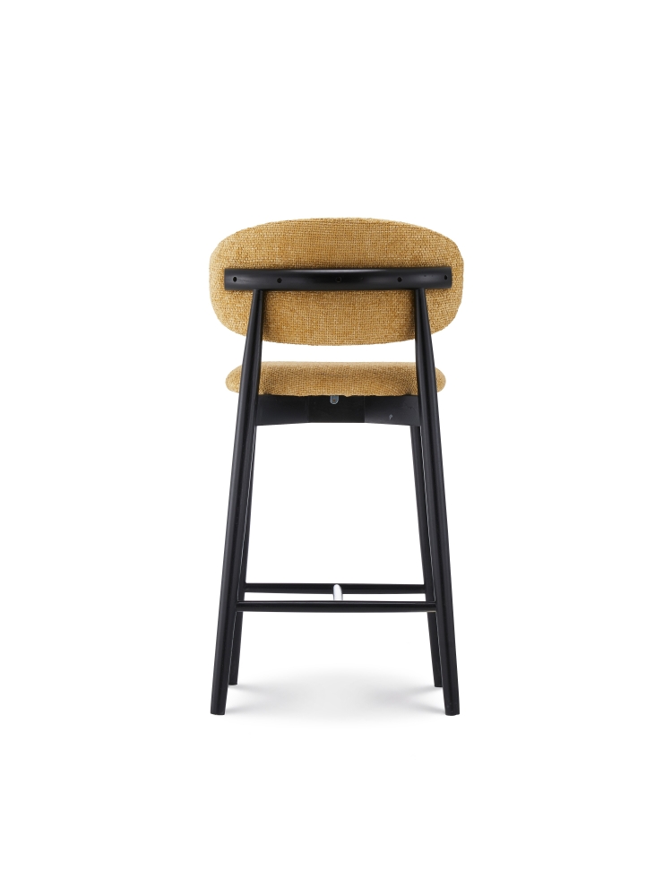Tabouret Jaspe Black & Yellow | L'Empreinte - Boutique