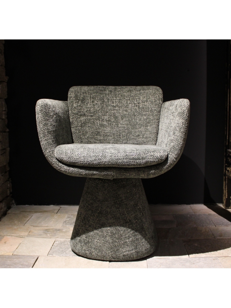 Fauteuil Pivotant Lexi Kaki | L'Empreinte - Chaises