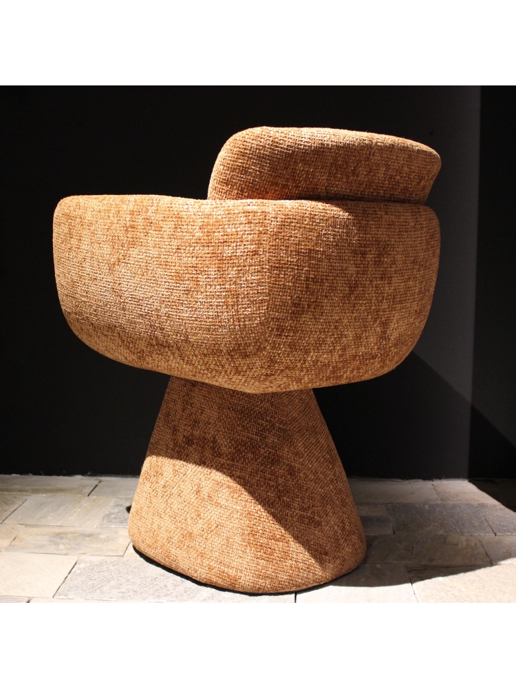 Fauteuil Pivotaznt Lexi Ambre | L'Empreinte - Chaises