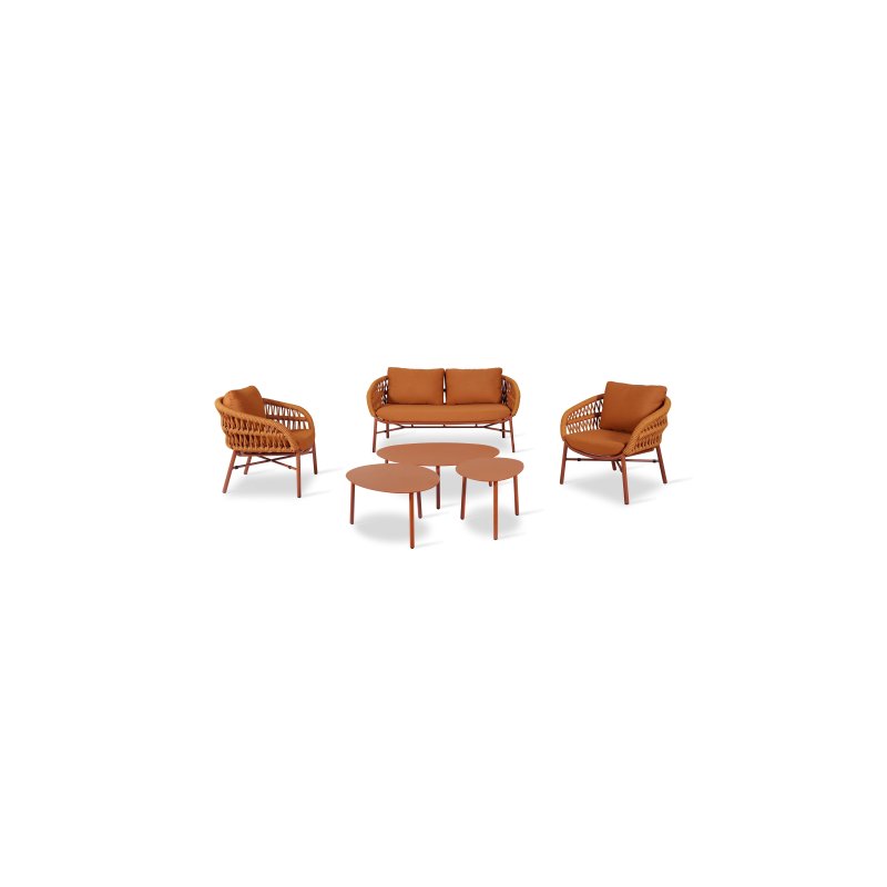 Salon complet Holly Terracotta | L'Empreinte - Outdoor