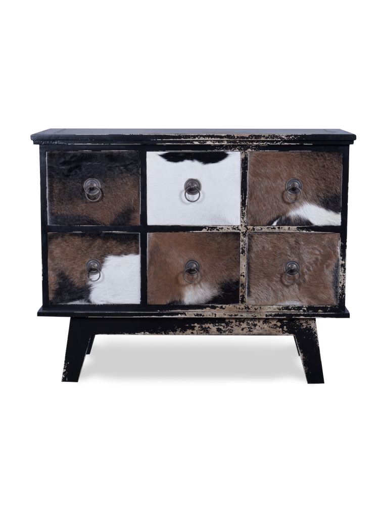 Commode Mérida vachette |  - Commodes