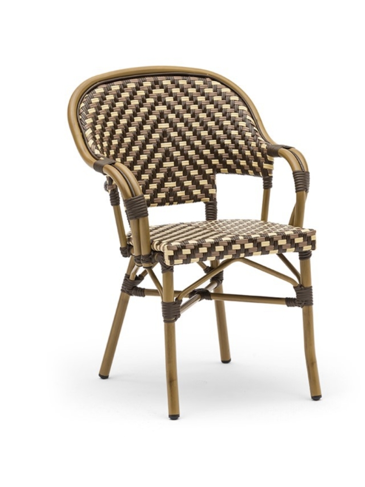 Fauteuil Roma marron |  - Fauteuils