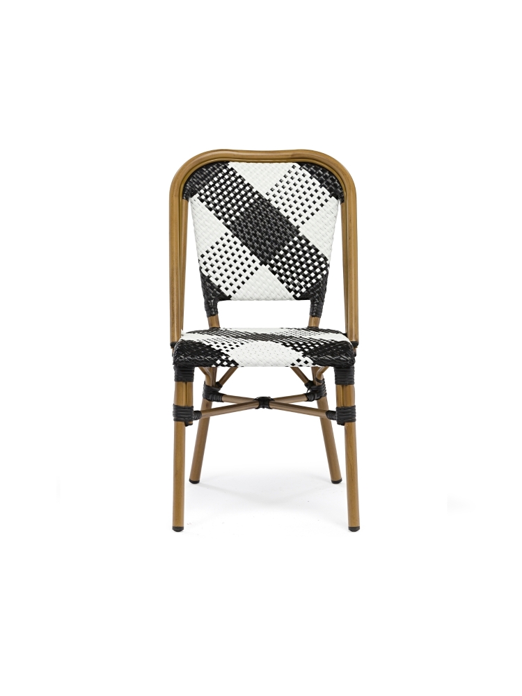 Chaise Ena noire/blanche |  - Chaises