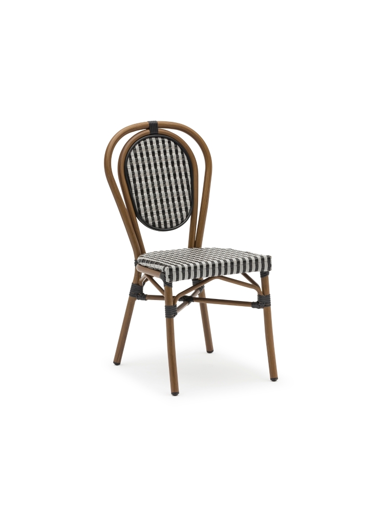 Chaise Esme noire/blanche |  - Chaises