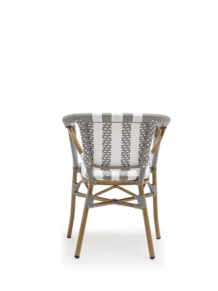 Fauteuil Dona blanc/gris |  - Fauteuils