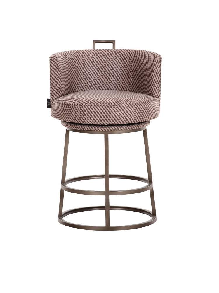 Tabouret Dana imprimé black brown | L'Empreinte - Tabourets