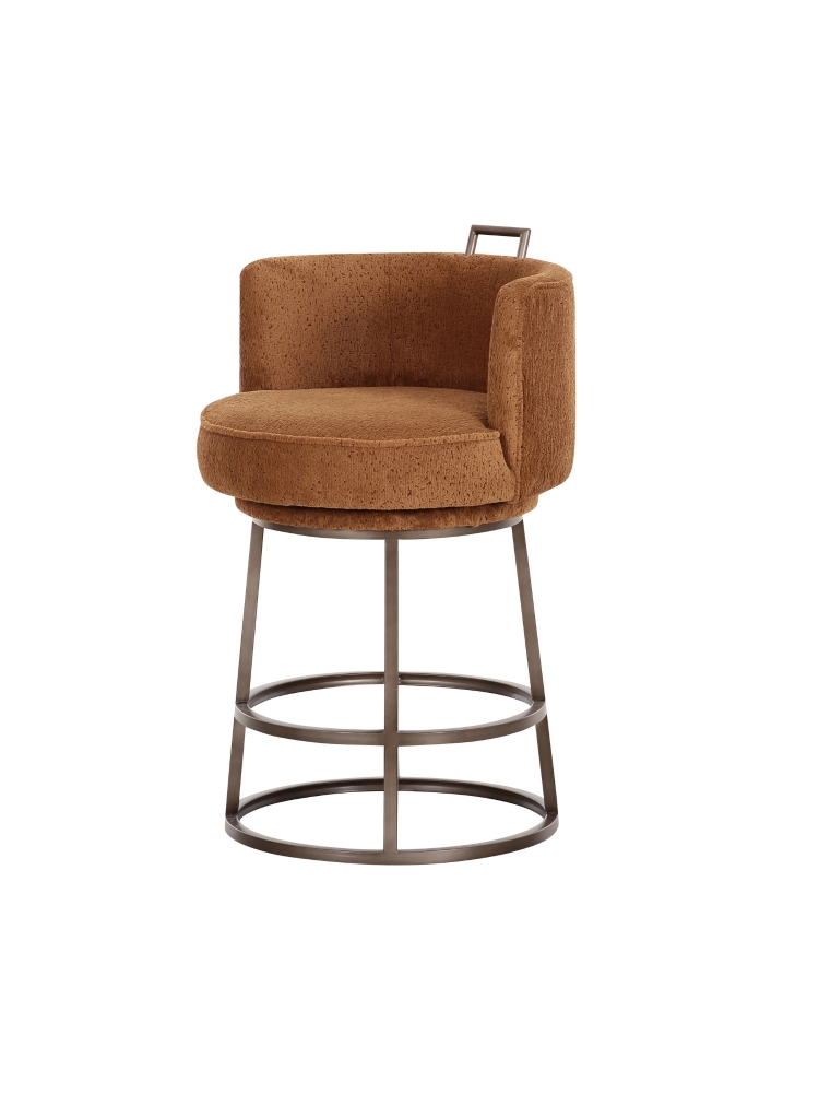 Tabouret Dana camel | L'Empreinte - Tabourets