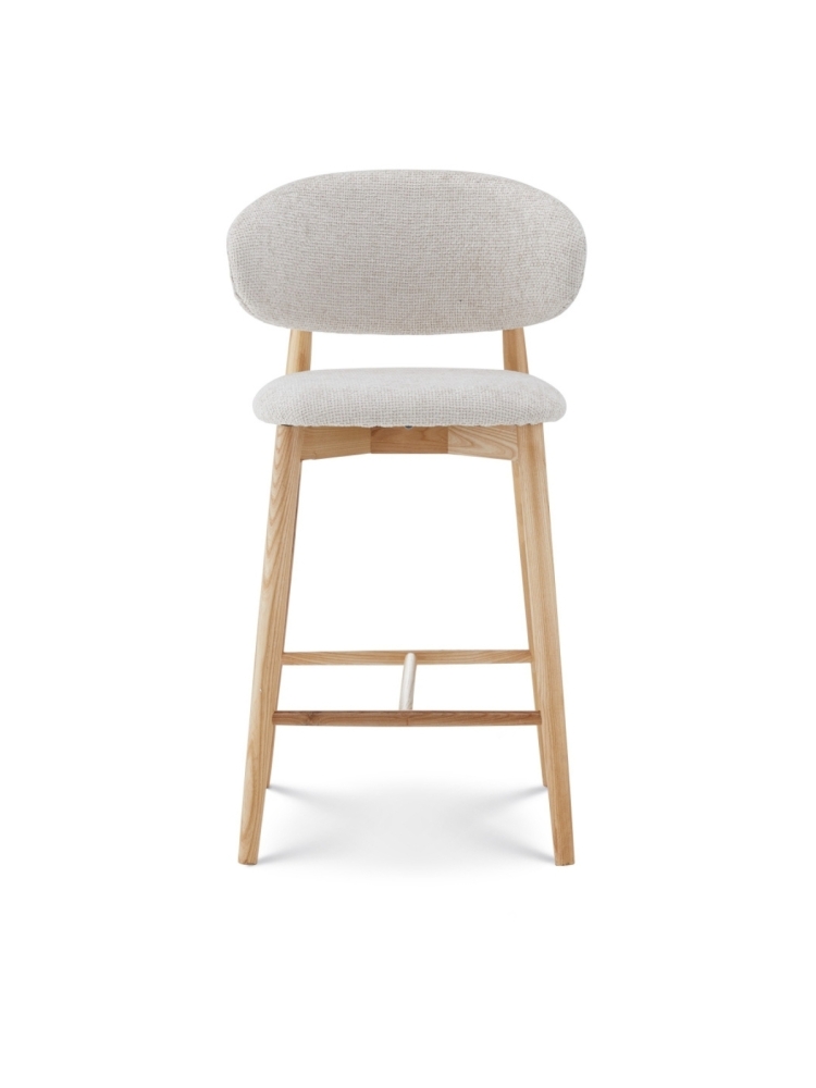 Tabouret Jaspe Naturel & White | L'Empreinte - Boutique
