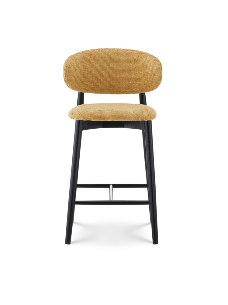 Tabouret Jaspe Black & Yellow | L'Empreinte - Boutique