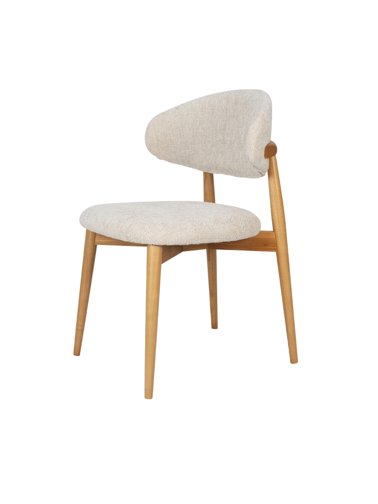 Chaise Jaspe Naturel & White | L'Empreinte - Boutique