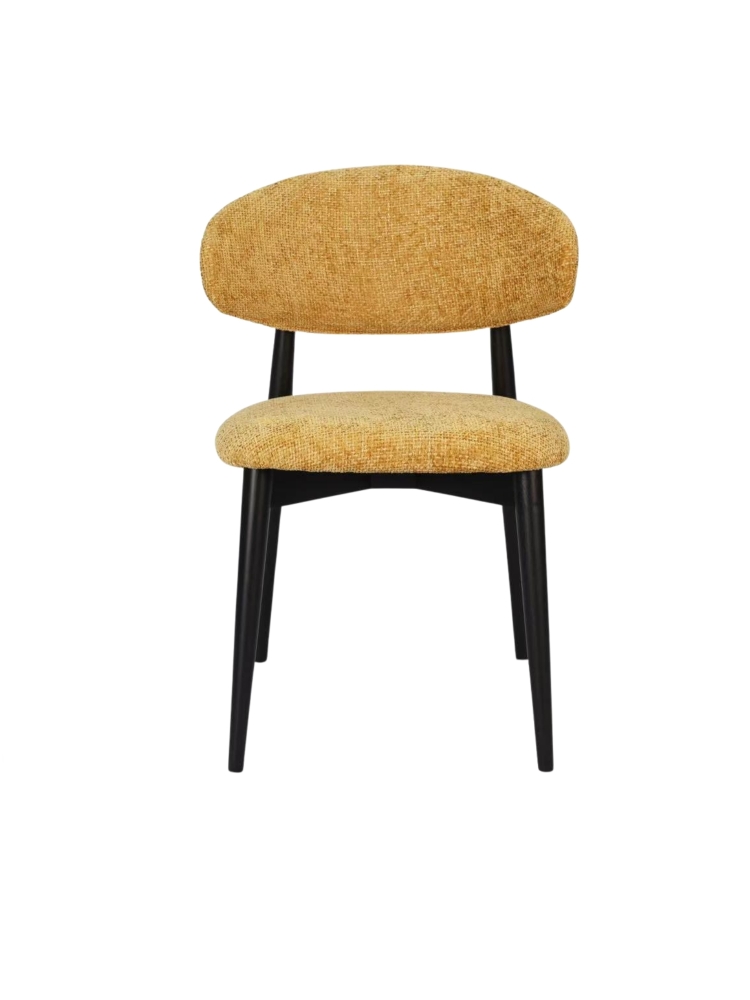 Chaise Jaspe Black & Yellow | L'Empreinte - Boutique