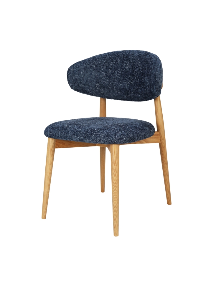 Chaise Jaspe Naturel & Bleu | L'Empreinte - Boutique