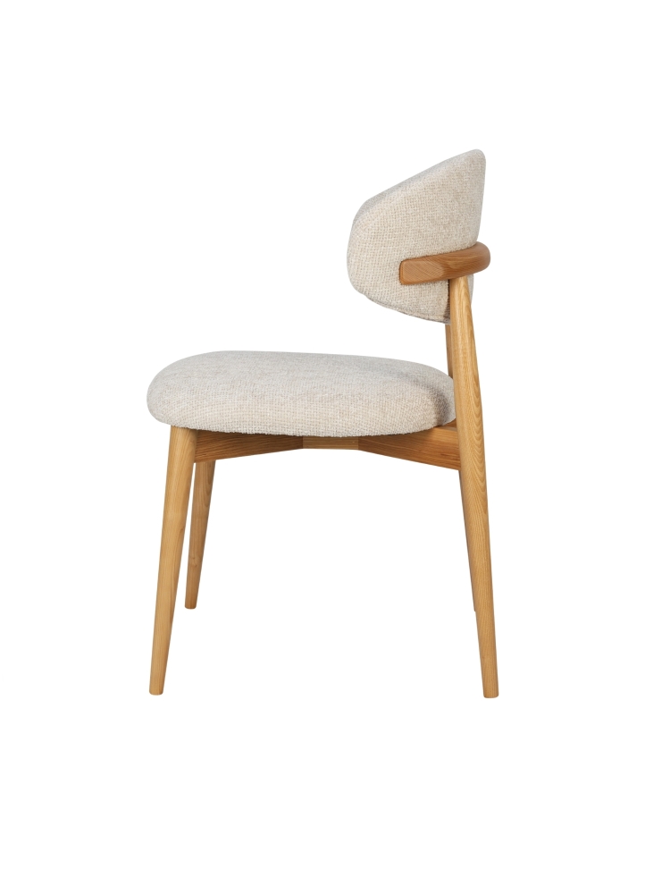 Chaise Jaspe Naturel & White | L'Empreinte - Boutique
