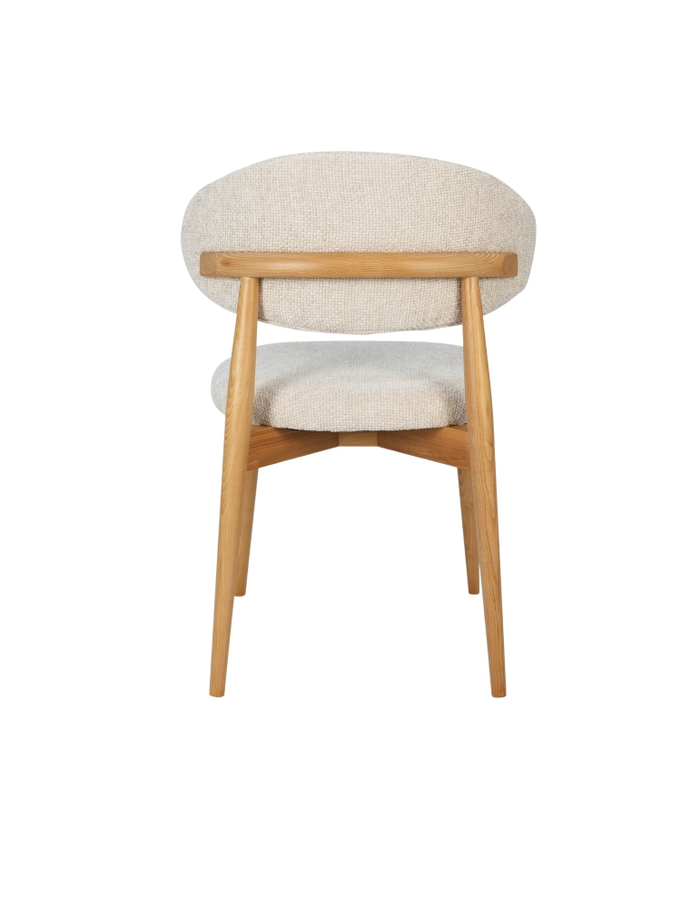 Chaise Jaspe Naturel & White | L'Empreinte - Boutique