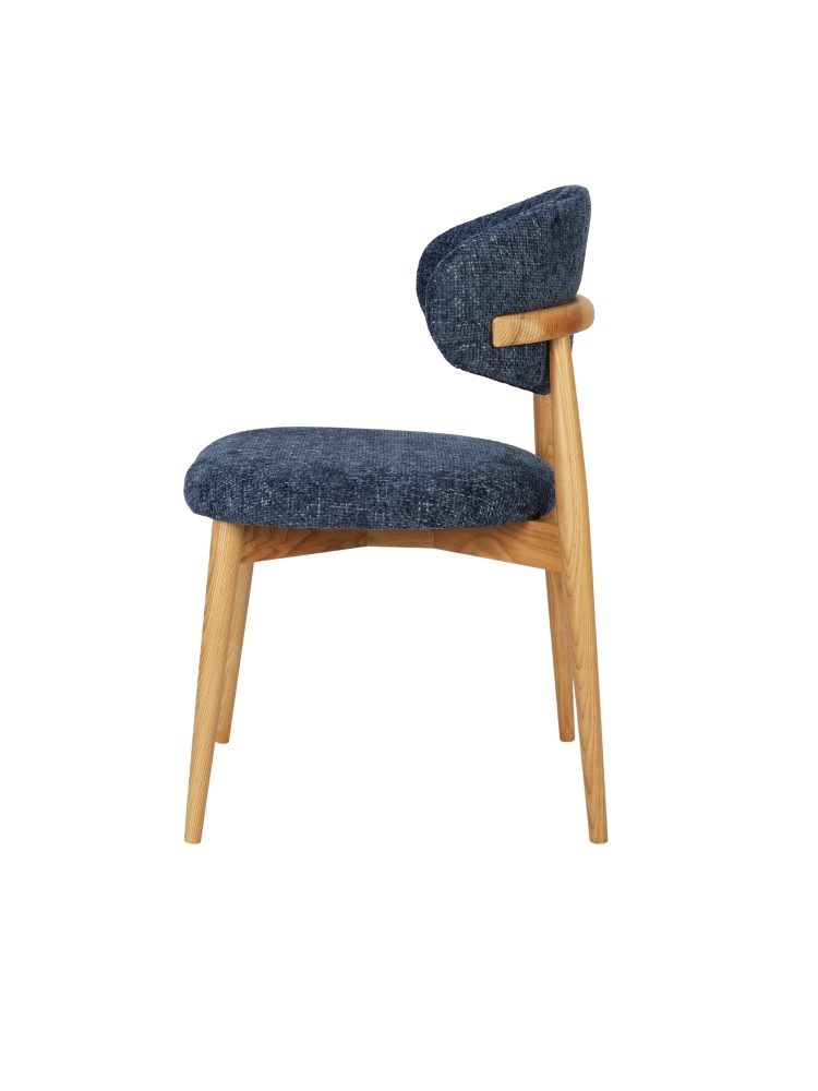 Chaise Jaspe Naturel & Bleu | L'Empreinte - Boutique