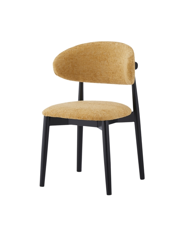 Chaise Jaspe Black & Yellow | L'Empreinte - Boutique