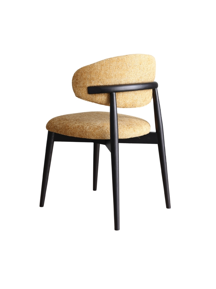 Chaise Jaspe Black & Yellow | L'Empreinte - Boutique