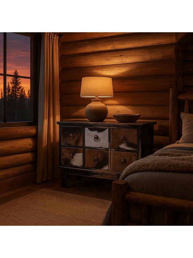 Commode Mérida vachette