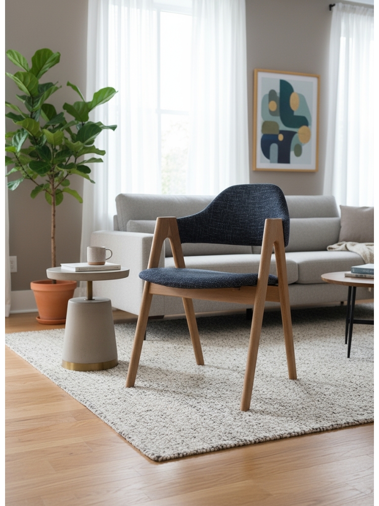 Chaise Grise vice avec accoudoirs