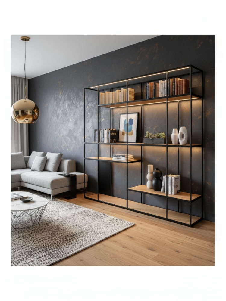 Bibliothèque Alcatraz XXL black