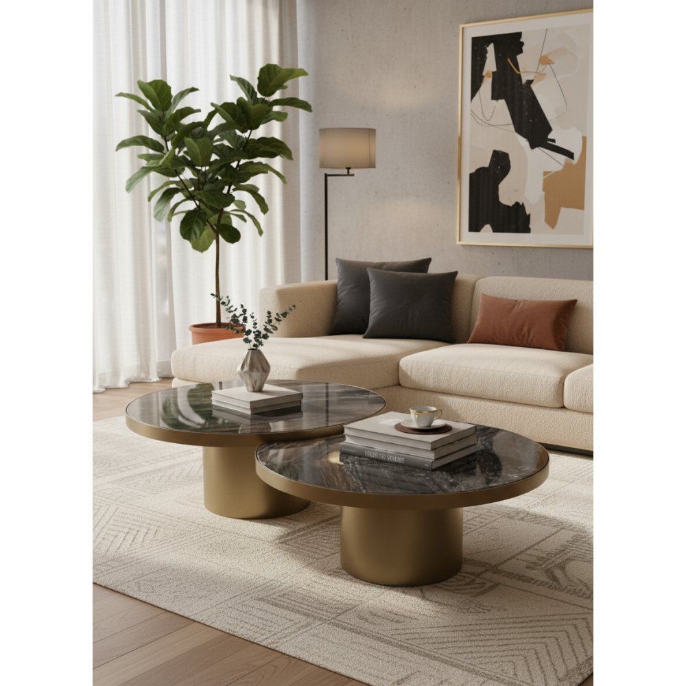 Table basse Sarrameo | L'Empreinte - Tables basses