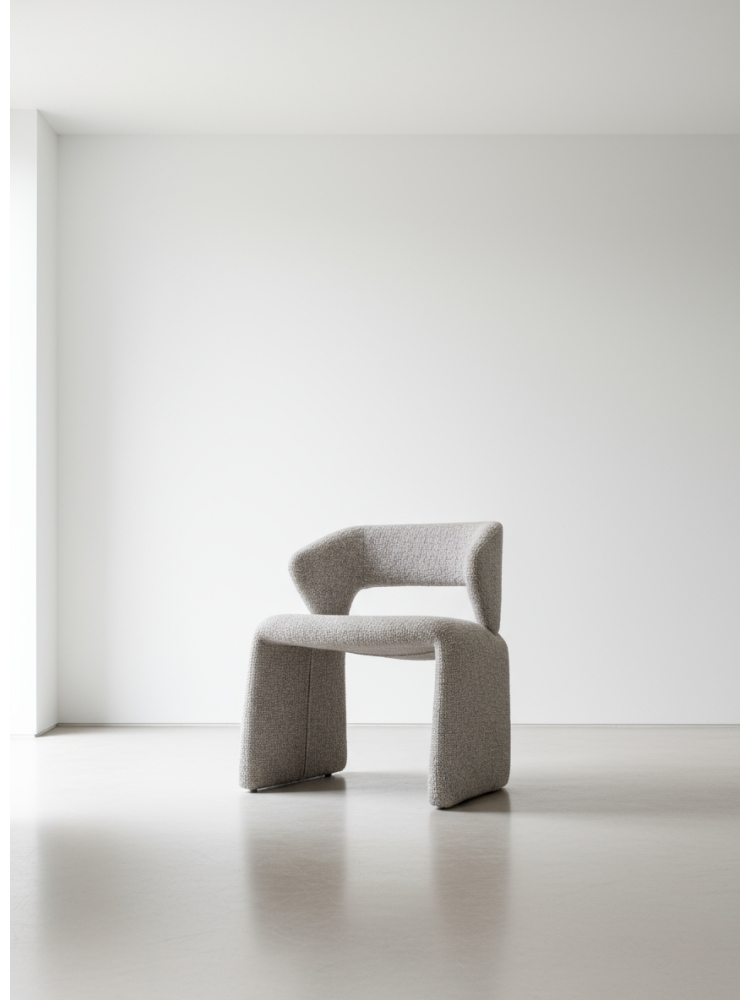 Fauteuil Roma Tissus Bouclette | L'Empreinte - Chaises