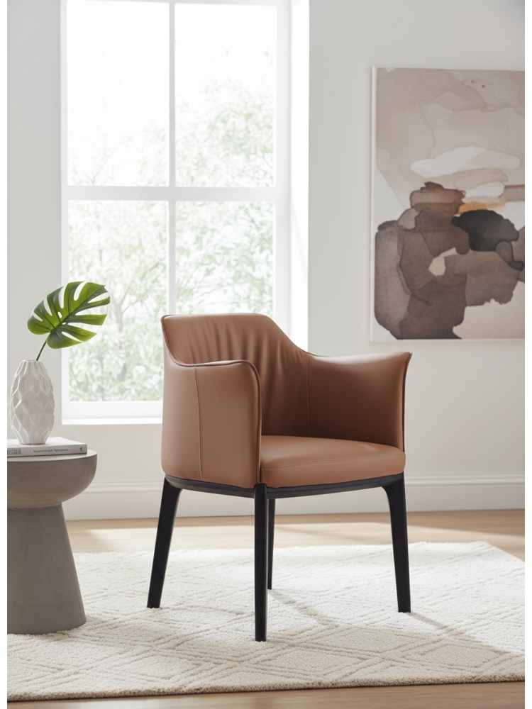 Fauteuil bridge camel | L'Empreinte - Chaises