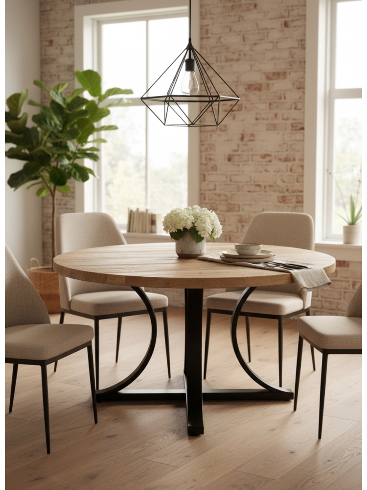 Table à manger ronde Arya | L'Empreinte - Tables à manger