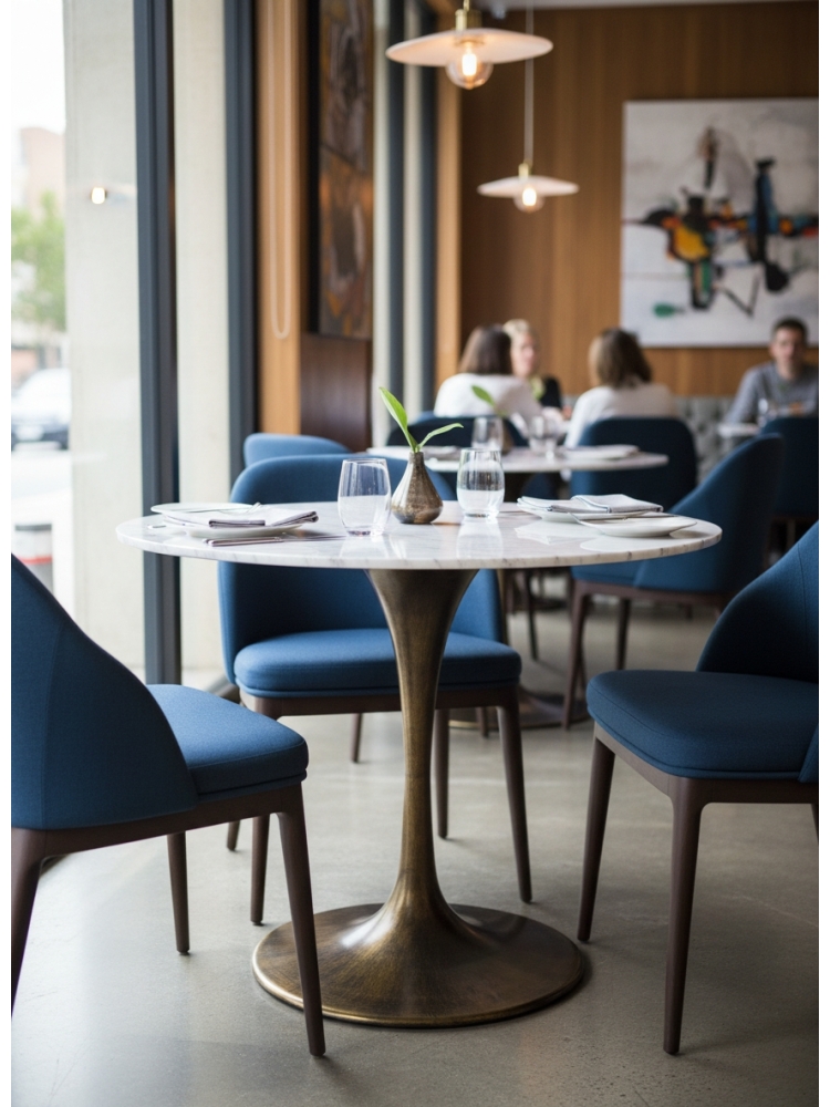 Pied tulipe bronze | L'Empreinte - Pieds de table