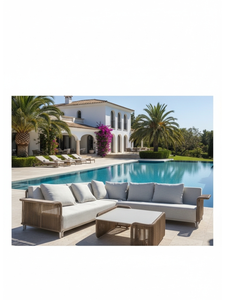 Salon angle Maui | L'Empreinte - Salon complet