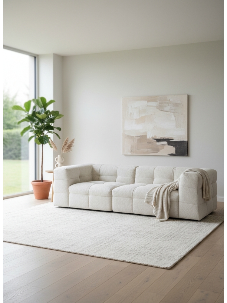 Canapé ASTANA bouclette écru